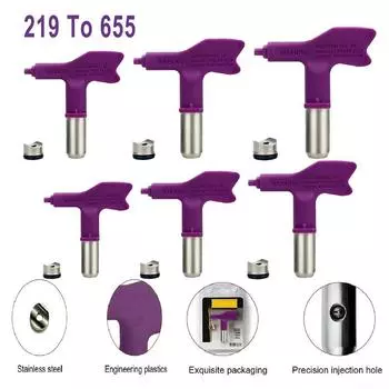 Наконечники для безвоздушного распыления против старения для титана. Сопло Вагнера практичное. 655