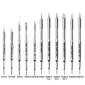 Наконечники паяльника C210 C245 C115 Бессвинцовый нагревательный сердечник Совместимость с паяльной станцией JBC Sugon Aifen Aixun Ручка для паяльника