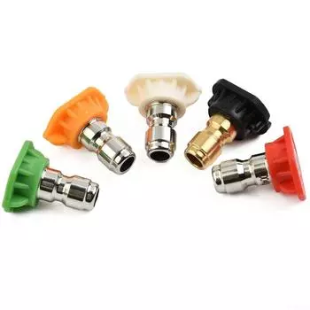 Наконечники распылителя с несколькими степенями распыления, быстроразъемное соединение 0, 15, 25, 40 градусов