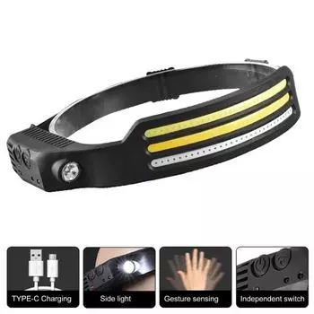 Налобный фонарь для кемпинга Несколько режимов освещения Удобная подсветка