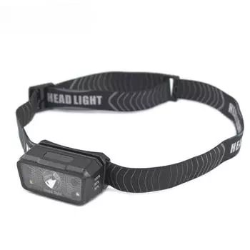 Налобный фонарь для уличной рыбалки, индуктивная USB-зарядка, налобный мини-налобный фонарь для кемпинга, ночного бега