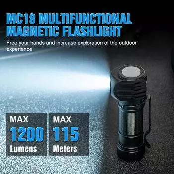 Налобный фонарь Trustfire Mc18 Led Xp-Lhi 18650 Magnetic 2a Usb перезаряжаемый налобный фонарь 1200lm фонарик налобный фонарь с магнитной задней крышкой black