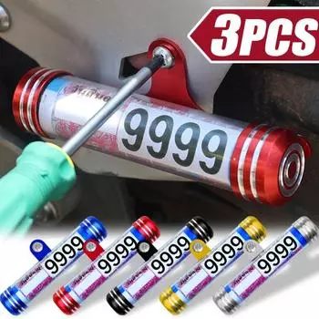 Налоговая бирка для мотоцикла, одинарная трубка, годовой билет на мотоцикл, защитная трубка, водонепроницаемая бумажная трубка для размещения номерного знака мотоцикла