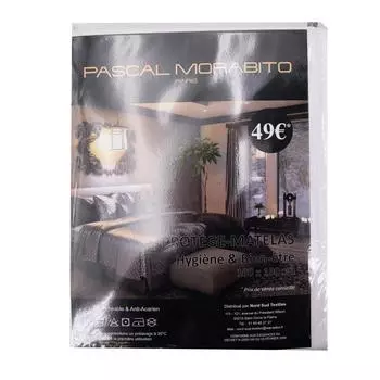 Наматрасник 160x190см водостойкий и против клещей PASCAL MORABITO 190 белый