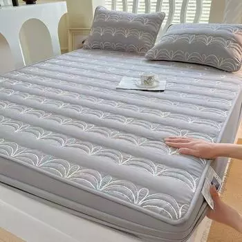 Наматрасник Bonenjoy, стеганое покрывало, эластичное покрывало, Fundas de colchn, простой стиль, постельное белье для дома (Нет наволочки) 90x200x25cm 1pc