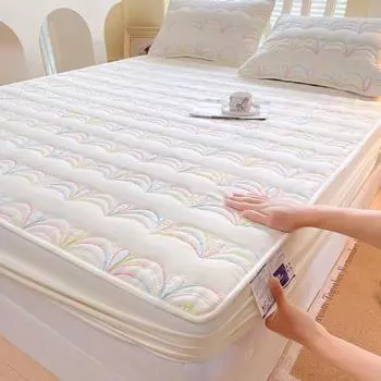 Наматрасник Bonenjoy, стеганое покрывало, эластичное покрывало, Fundas de colchn, простой стиль, постельное белье для дома (Нет наволочки) 90x200x25cm 1pc