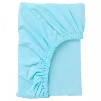 Наматрасник ИКЕА ЛЕН синий 80х165 см