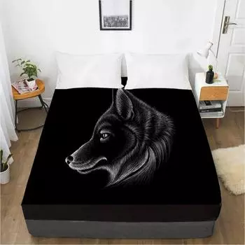 Наматрасник, простыня на резинке, простыни, постельное белье, простыня королевского размера, 90/150/160X200 см, черный гусь 72x84 Deep 16in