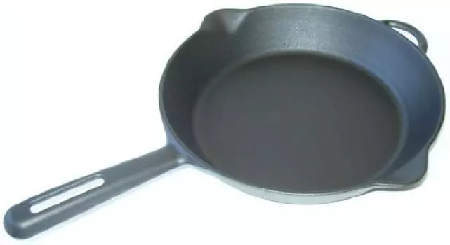 Nambu Ironware Frying Pan with Spout Large F101L чёрный