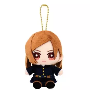 Namco Plush Toy Jujutsu Kaisen Chibi Plush Sitting Mascot Kids Kugisaki Nobara [Bandai Nui]