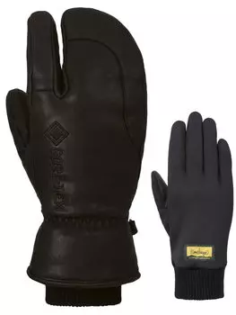 Namelessage Snowboard Leather with Inner Size 5 4 Sizes Snow Gloves, GORE-TEX Gloves, AGE-61TR, Black, L, Colors, Available, Gloves, Snowboarding,