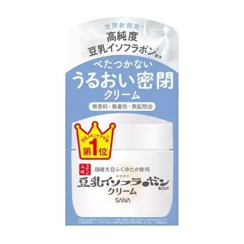 Nameraka Honpo Cream NC Contains high-purity soy milk isoflavones (moisturizing ingredients) No fragrance, no coloring, no mineral oil Uses domestic s