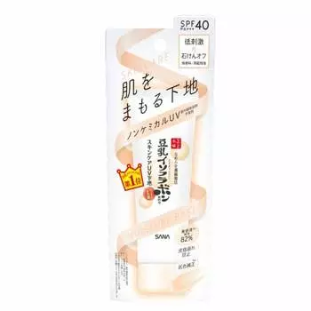 Nameraka Honpo Skin Care UV Base 50g Soy Milk Isoflavone Moisturizing Makeup Base Cream