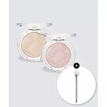 Naming Fluffy Baked Highlighter Duo 3.8g X 2 POPPER/POPPER