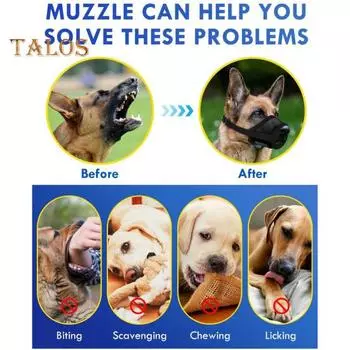 Намордник для собак, регулируемая сетка, собачья защита рта, предотвращающая укусы, жевание, облизывание, дышащий, не лай, намордник для больших собак XS оранжевый