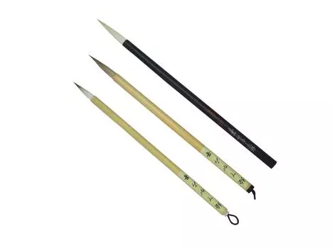 Namurataiseidou Японская кисть для рисования Набор из 3 кистей для рисования