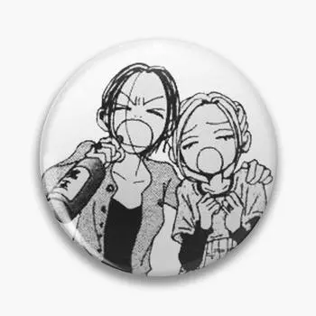 Нана, персонализируемая мягкая пуговица, булавка, декоративная брошь, воротник любовника, металлические украшения, мультяшный подарок, женская одежда, забавный значок, креативный милый