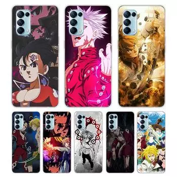 Nanatsu No Taizai для OPPO Reno7 SE 6 5 ZF 4G 5G Find X2 X3 Neo Lite Pro Plus прозрачный мягкий чехол для телефона OPPO Reno5 F 4G