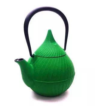 Nanbu Ironware Чайник Итичудо Зеленый чайник Tsubomi 0,4 л, Ш13xГ11xВ17,5(см)