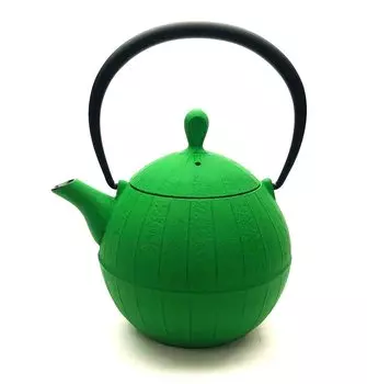 Nanbu Ironware Ichichudo Teapot Kurumi Green Teapot 0.5L W14.5xD11.5xH17.5(cm) зелёный