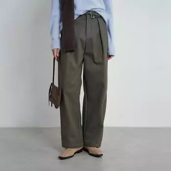 Nancy & Love 2024 Winter Women s High Waist Thickened Cotton Scimitar Trousers Small