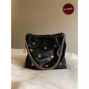 Nanfeng Chio2nd Palace Museum Culture Series Huaqi Tote Bag Female Classy Feeling Tong Qin Chain Large Shoulder Bag