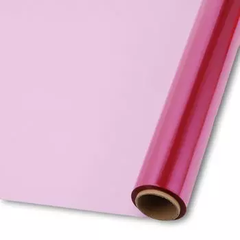 Nanfusha Color Cellophane Large 9 цветов на выбор Прозрачный целлофановый листовой рулон, емкость, 30 м, от, (розовый) розовый