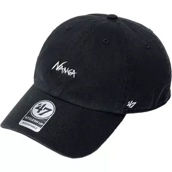 NANGA 47 COTTON CAP Collaboration Cap, Black, Outdoor, Streetwear, Unisex, Forty Seven 2025