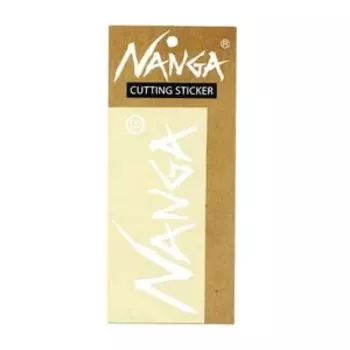 NANGA CUTTING STICKER N1St WH White XS Наклейка на автомобиль [NANGA]