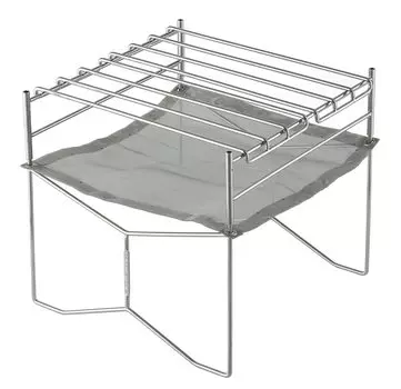 NANGGEAR Camp Bonfire Stand Fire Patch из нержавеющей стали, сетка для гриля Solo Grill (Nanko Gear) 11104-H2 (СОЛО-202-Н2)