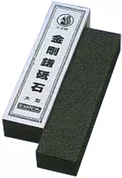 NANIWA Sickle Wetstone Large Squirrel Mark Sickle Grass Cutting Outdoor Rough Whetstone C-angle II-2100 #120