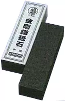 NANIWA Sickle Wetstone Medium Squirrel Mark Sickle Grass Cutting Outdoor Rough Whetstone C-angle II-1100 #120 чёрный