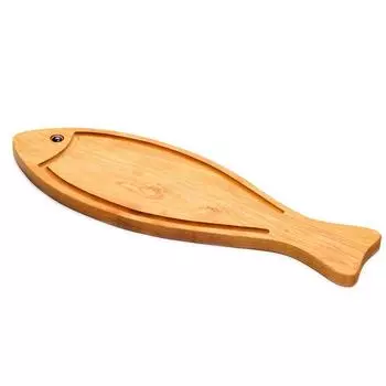Nankai Tsusho Cutting Board Salmon W50 D17 Size Approx. H1.7 0129-021