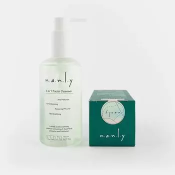 Nanly 4 в 1 очищающее средство для лица 190 мл, Глубокое очищение, Средство для снятия макияжа, Увлажнение, Корейская косметика, Kbeauty, образец