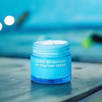 nanly 72hrs Weightless Hydration Cream 55ml, Питательный, Смягчающий, Увлажняющий, Корейская косметика, Kbeauty, образец