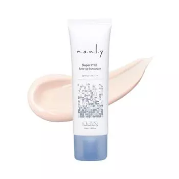 Nanly Super V12 Tone-up Sunscreen SPF 50+/PA++++ 50 мл, Питательный, Увлажняющий, Корейская косметика, Kbeauty, образец