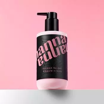 Nanna Salmon Spider Salmon Ampoule Cream PDRN Большая емкость 300 мл, 1 шт.