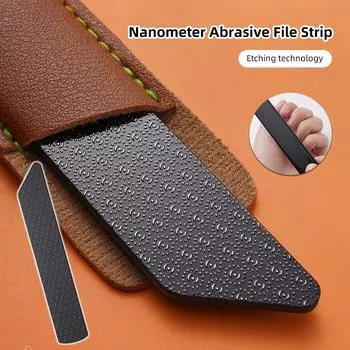Нано-абразивная пилка для ногтей, удаление мозолей с рук и ног, омертвевшая кожа, пилка для шлифовки ног, моющаяся, прочная, отшелушивающая стеклянная пилка 1