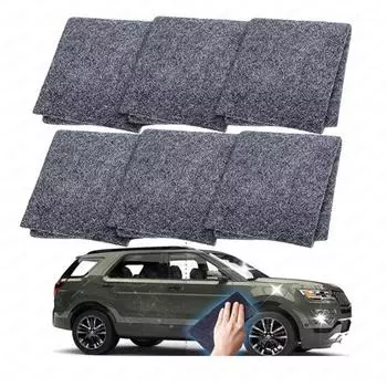 Nano Cloth для удаления царапин на автомобиле, 6 шт. в упаковке Nano Cloth для удаления царапин на автомобиле, нано-салфетка для устранения царапин на автомобиле, нано-салфетка для ремонта легких царапин на краске One Size