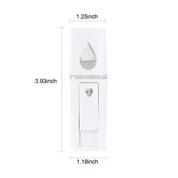 Nano Facial Mister 20 мл Увлажнитель для лица Портативный Cool Mist Распаровщик для лица SPA Увлажняющий белый