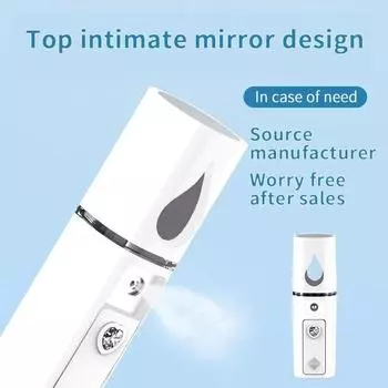 NANO FACIAL MISTER PORTABLE MINI FACE MIST HANDY SPRAYER COOL FACIAL STEAMER Humidifier for Room Outdoor Indoor лавандовый
