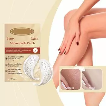 Нано Микроигольные Патчи Укрепляют , Выравнивают Тон Кожи , Для Лица И Тела , Антивозрастные , Укрепляющие И Подтягивающие Микроигольные Патчи One Size