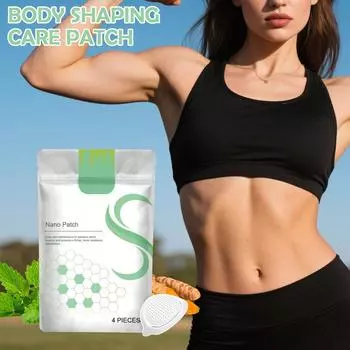 Nano Patch, Пластырь для ухода за телом, сужающий поры, подходит для всех типов кожи (4 патча) One Size