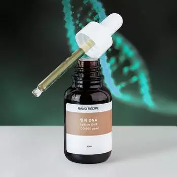 Nano Recipe PDRN Salmon DNA 100 000ppm концентрат бустер-шот MTS роликовая ампула, 1 шт, 30 мл