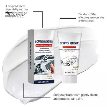 Nano Sparking Cloth Устранитель царапин на автомобиле Простая паста для ремонта царапин на автомобиле с Nano Sparking Cloth для полировки царапин на автомобиле Воск для защиты краски A