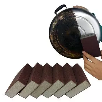 Nano Sponge Magic Eraser для удаления ржавчины, чистка хлопковой наждачной губкой, меламиновой губкой, кухонными принадлежностями, очистка от накипи, чистка, натирание кастрюли