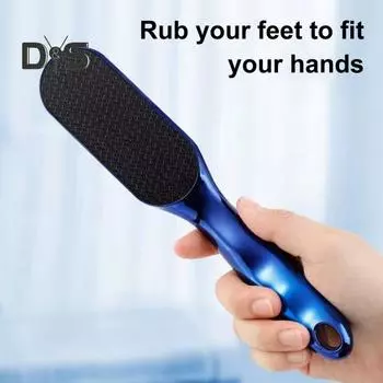 Нано-стеклянная пилка для ног, средство для удаления мозолей, мягкий скраб для ног, обеспечивающий гладкие ноги, легкое отшелушивание для удаления огрубевшей и мертвой кожи, педикюр без ржавчины A