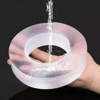 Nano Tape Super Strong Double Sided Tape Extra Strong Adhesive Non-slip Waterproof Transparent Tape for Kitchen Bathroom