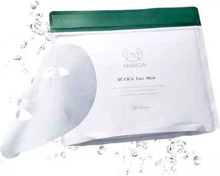 NANOA Cica Daily Face Human Stem Cell Sheet Aging High Quality Cotton Face 30 шт. (Наноа) Упаковка, Маска, Уход, EGF, Увлажнение, Упаковка, (1 кусок)