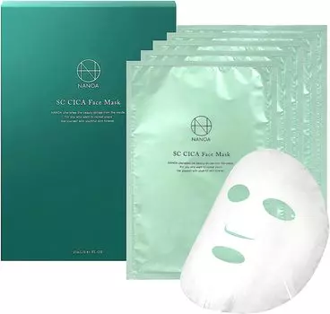 NANOA Cica Face Human Stem Cells that are Popular with Cica Pack Sheet Aging Asahi Kasei High Quality Sheet Face 5 Pieces (Nanoa) Pack, Doctors, Mask,
